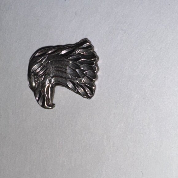 Sterling Silver Eagle Head Pendant - Picture 7 of 16